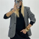 blazer modello dritto spigato